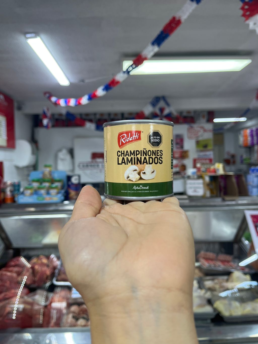 Champiñones Laminados Ridetti