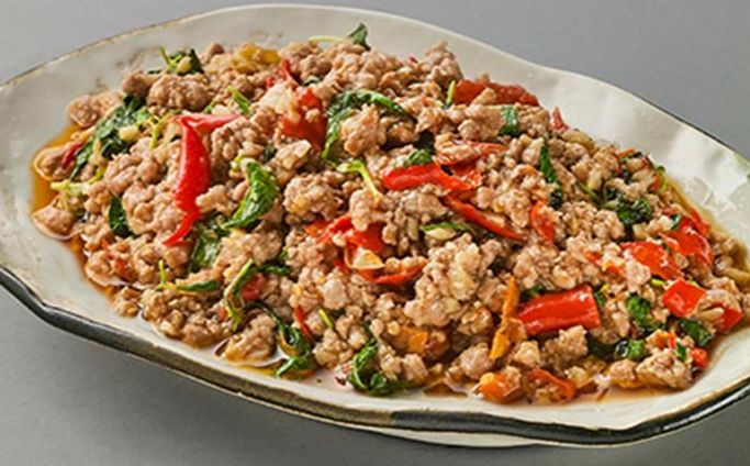 ข้าวผัดกะเพราไก่